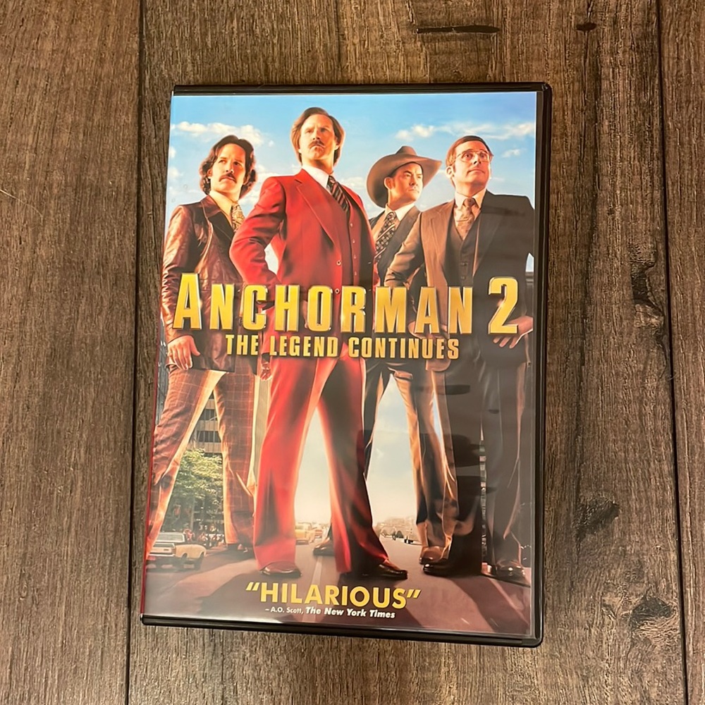 Anchorman 2 The Legend Continues DVD